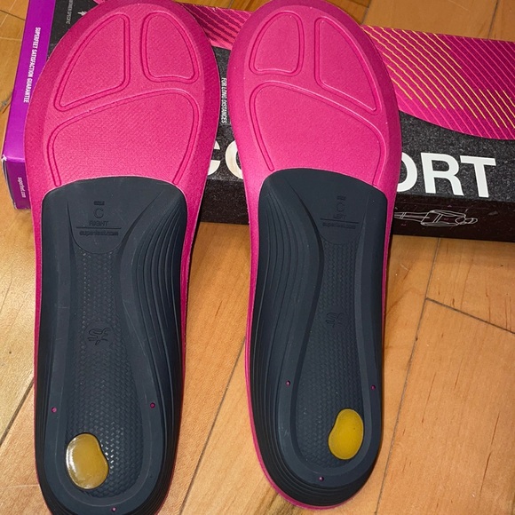 Superfeet Women’s Comfort Run insoles Max Pink 6.5-8 C NIB - Picture 3 of 8